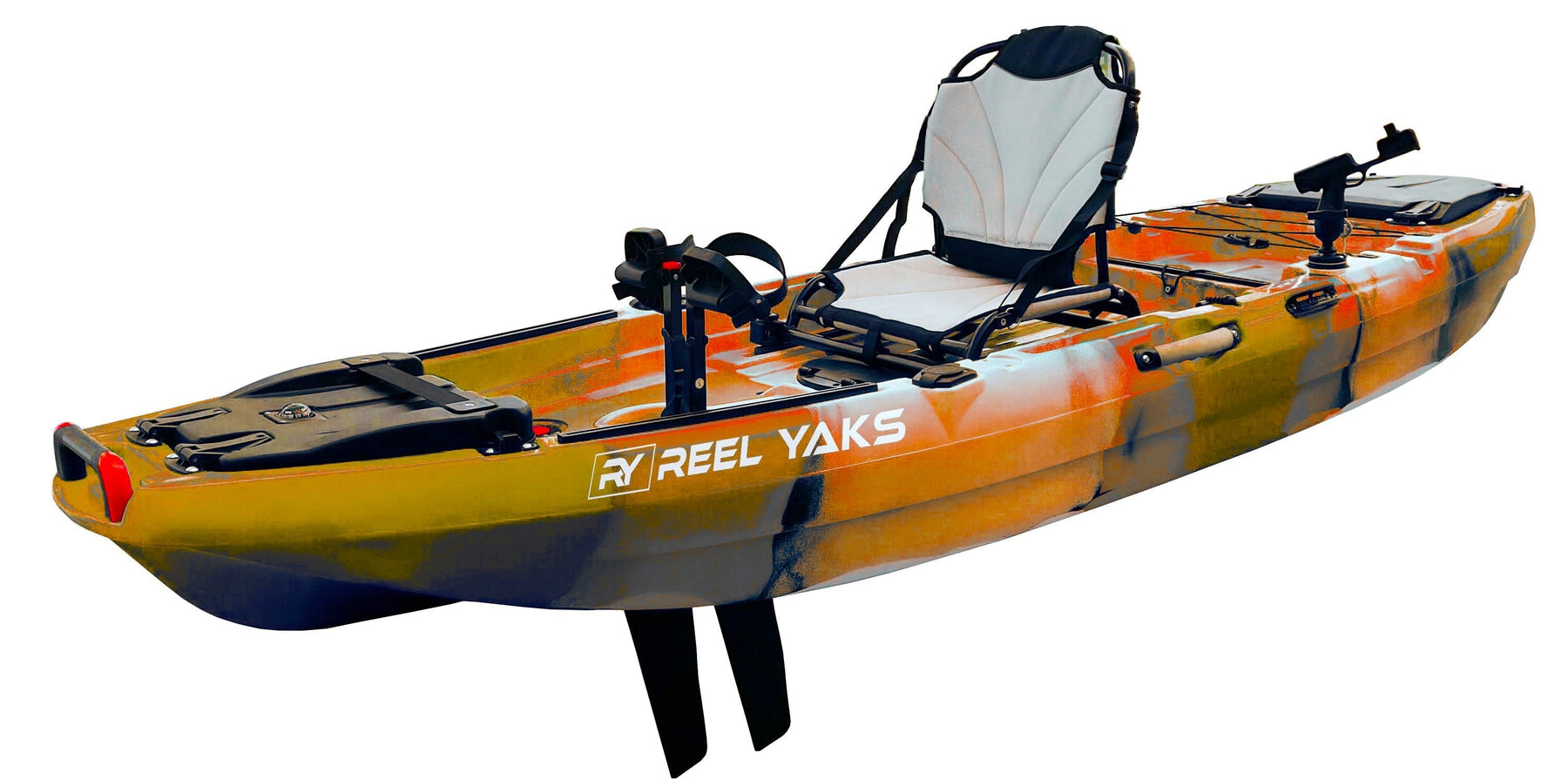 The Original 11' Fin Drive Pedal Fishing Kayak – MOTIBKAY